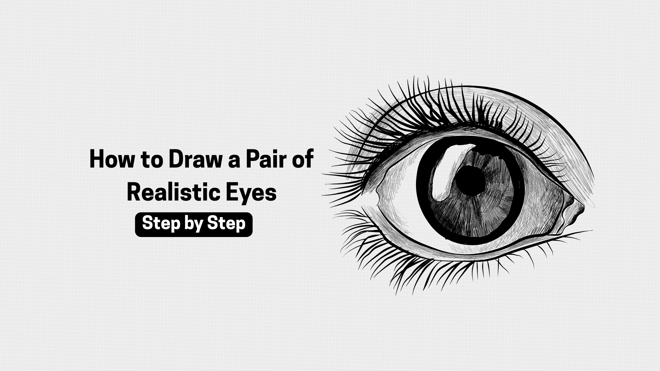 How to Draw a Pair of Realistic Eyes Step by Step