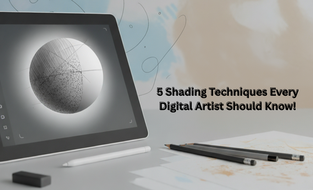 5 shading techniques using gridsketcher